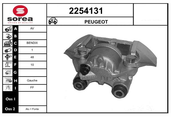 Etrier frana 2254131 EAI