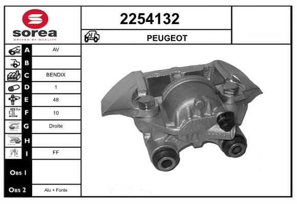 Etrier frana 2254132 EAI
