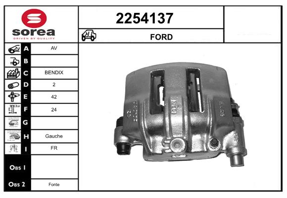 Etrier frana 2254137 EAI