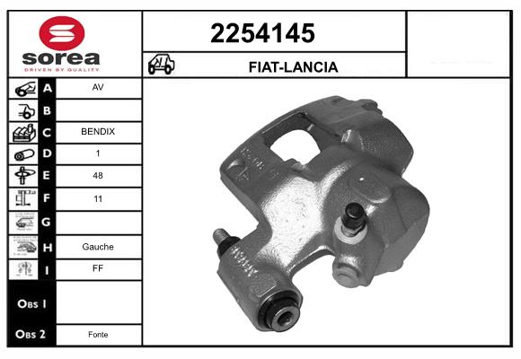 Etrier frana 2254145 EAI