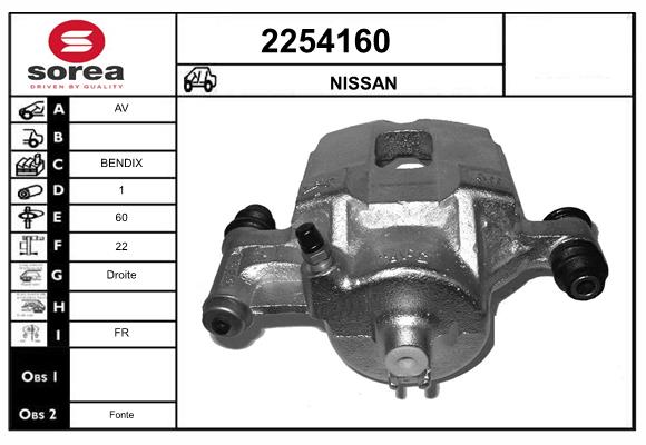 Etrier frana 2254160 EAI
