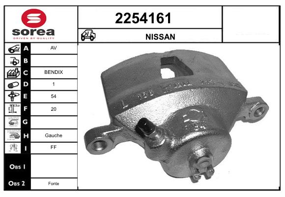 Etrier frana 2254161 EAI