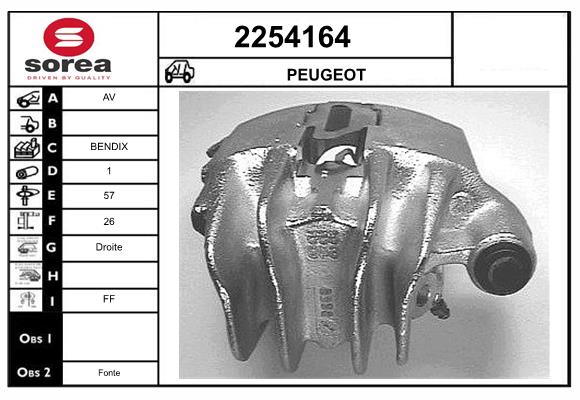 Etrier frana 2254164 EAI