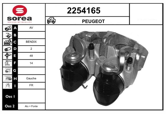 Etrier frana 2254165 EAI