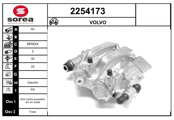 Etrier frana 2254173 EAI