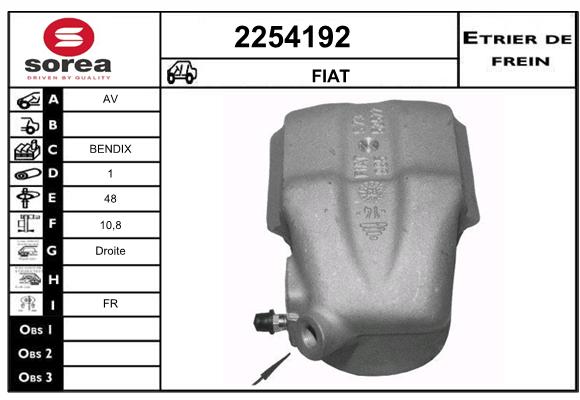 Etrier frana 2254192 EAI