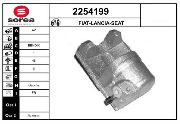 Etrier frana 2254199 EAI