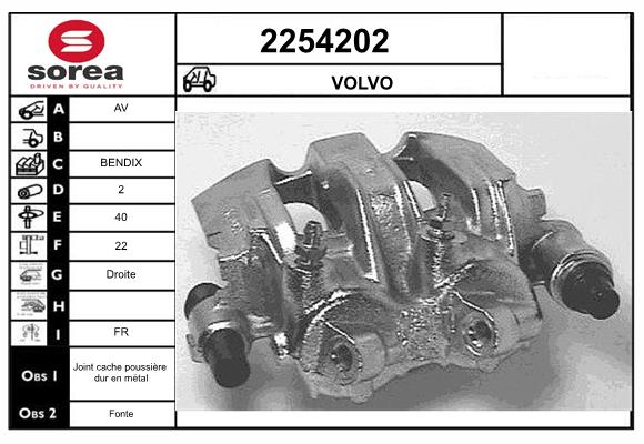 Etrier frana 2254202 EAI