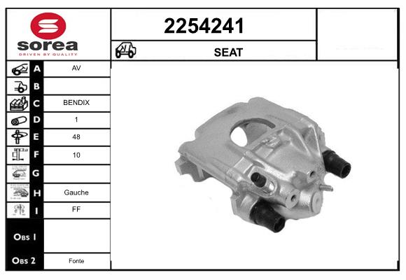 Etrier frana 2254241 EAI