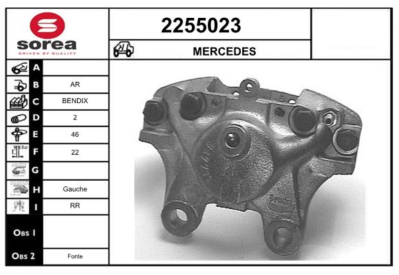 Etrier frana 2255023 EAI