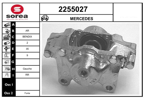 Etrier frana 2255027 EAI