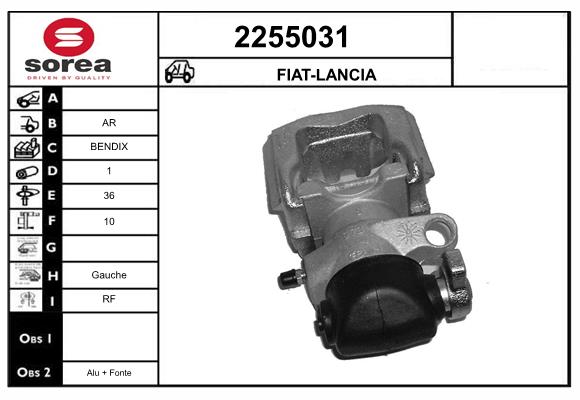 Etrier frana 2255031 EAI