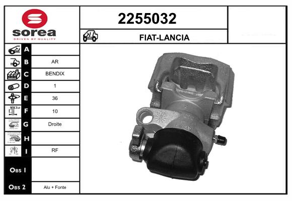 Etrier frana 2255032 EAI