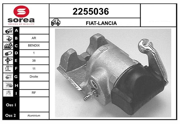 Etrier frana 2255036 EAI