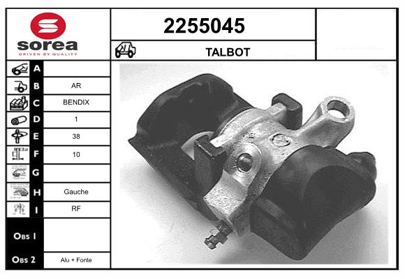 Etrier frana 2255045 EAI
