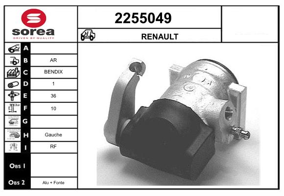 Etrier frana 2255049 EAI