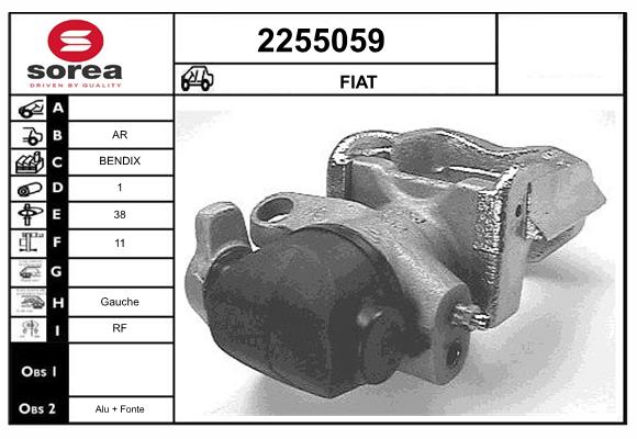Etrier frana 2255059 EAI