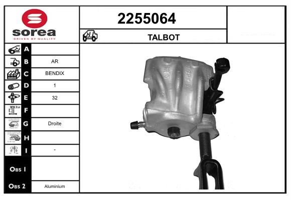 Etrier frana 2255064 EAI
