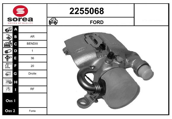 Etrier frana 2255068 EAI