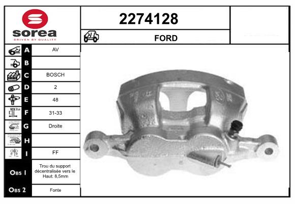 Etrier frana 2274128 EAI