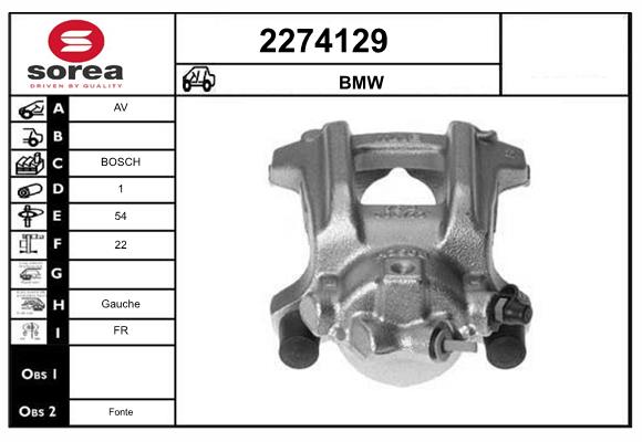 Etrier frana 2274129 EAI