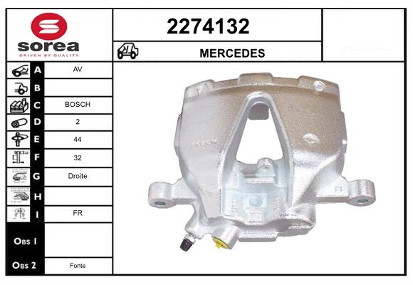Etrier frana 2274132 EAI