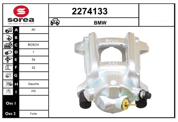 Etrier frana 2274133 EAI