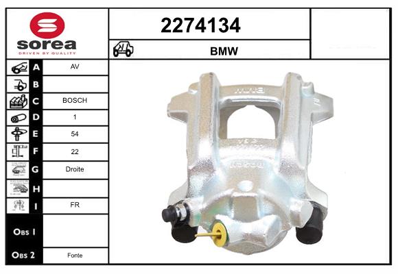 Etrier frana 2274134 EAI