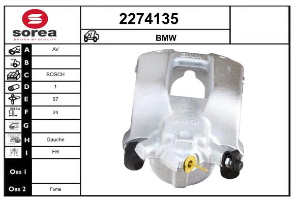 Etrier frana 2274135 EAI