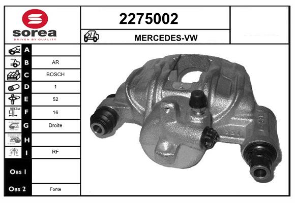 Etrier frana 2275002 EAI