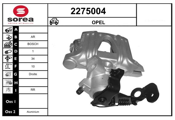 Etrier frana 2275004 EAI
