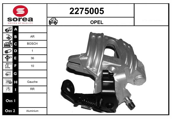 Etrier frana 2275005 EAI