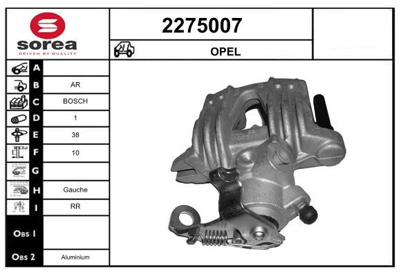 Etrier frana 2275007 EAI