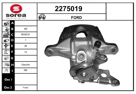 Etrier frana 2275019 EAI