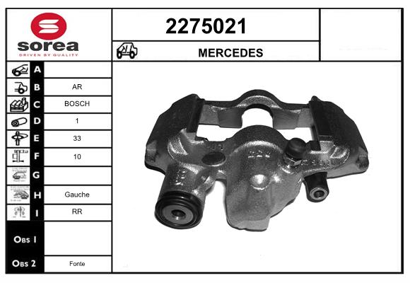 Etrier frana 2275021 EAI
