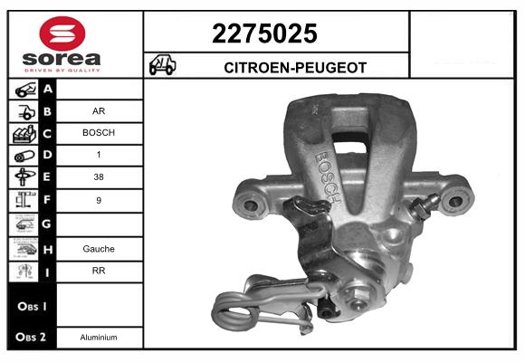 Etrier frana 2275025 EAI