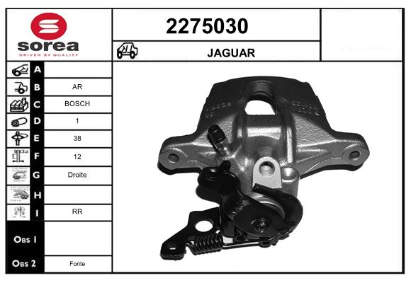 Etrier frana 2275030 EAI