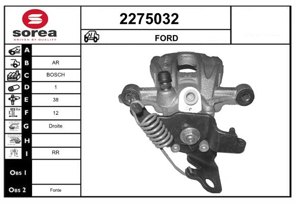 Etrier frana 2275032 EAI