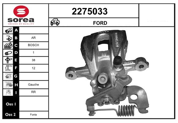 Etrier frana 2275033 EAI