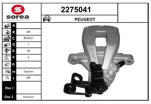 Etrier frana 2275041 EAI