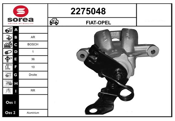 Etrier frana 2275048 EAI