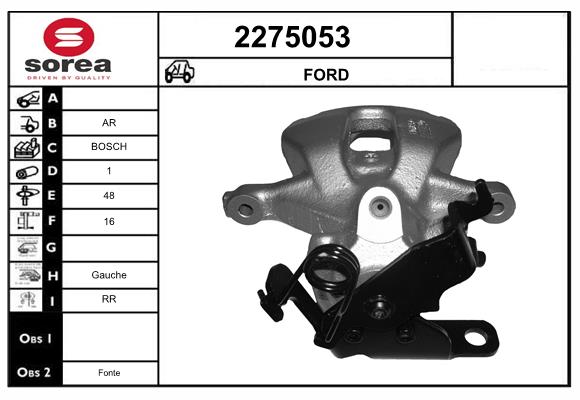 Etrier frana 2275053 EAI
