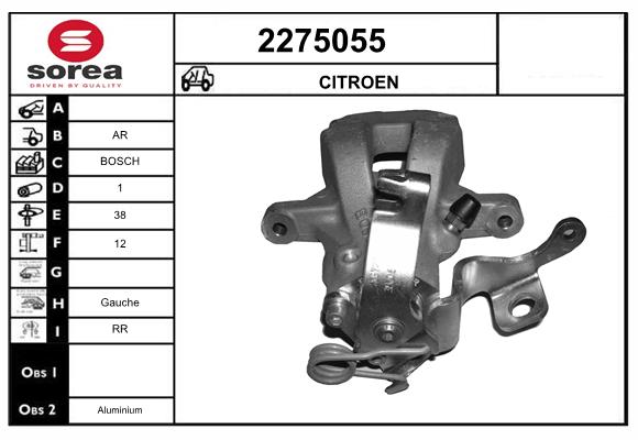 Etrier frana 2275055 EAI