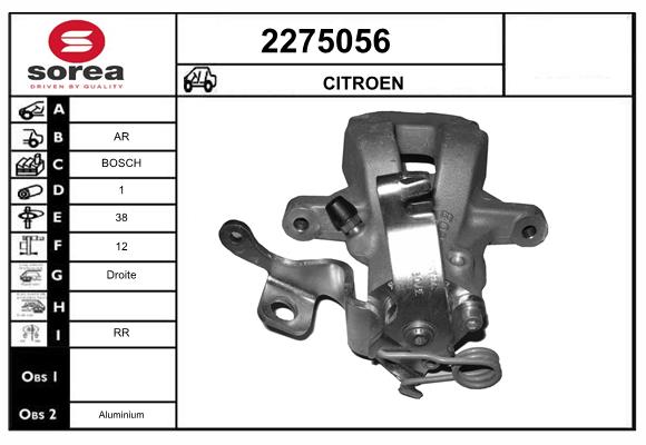 Etrier frana 2275056 EAI
