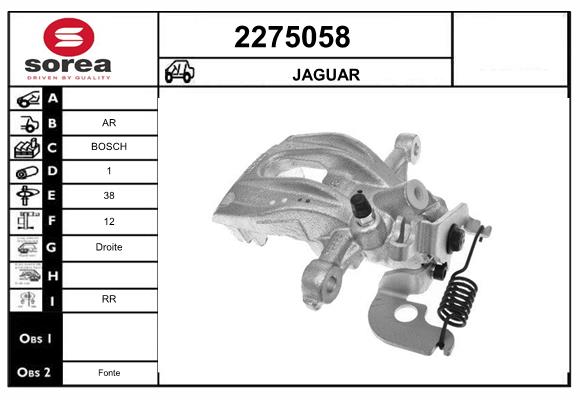Etrier frana 2275058 EAI