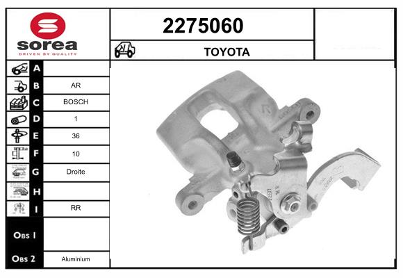 Etrier frana 2275060 EAI