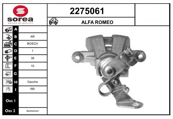 Etrier frana 2275061 EAI