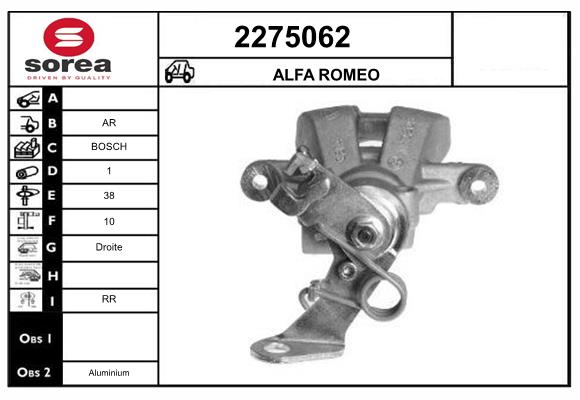 Etrier frana 2275062 EAI
