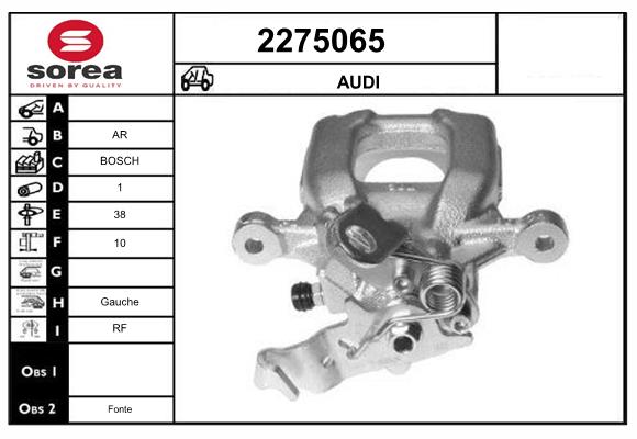 Etrier frana 2275065 EAI