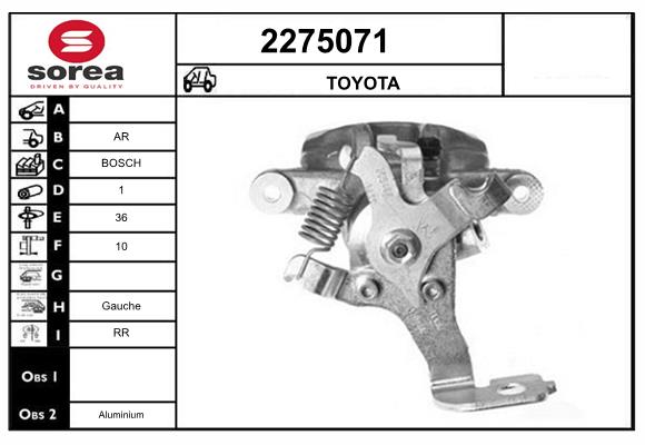 Etrier frana 2275071 EAI